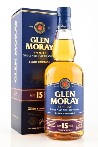[P0000736] Glen Moray 15 Years Old Elgin Heritage