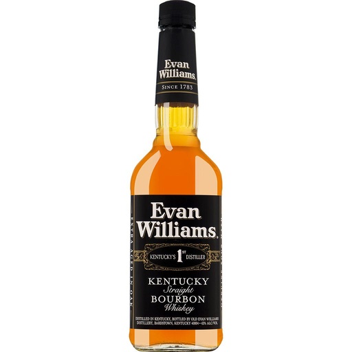 [P0000738] Evan Williams Kentucky Straight Bourbon Whiskey Black Label 43% Vol. 0,7l