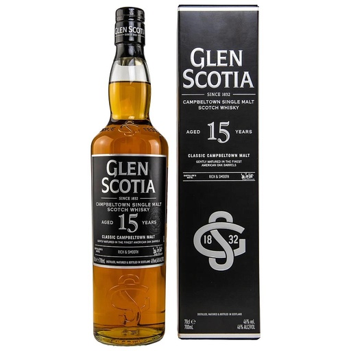 [P0000793] Glen Scotia 15 Years Old Single Malt Scotch Whisky 46% Vol. 0,7l
