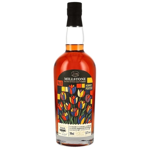 [P0001022] Millstone 5 Years Old - 2020/2025 - Zuidam - Dutch Tulip Collection No. 6 - Cask #20886+20875 - First Fill Amarone Red Wine Barriques - Dutch Single Malt Whisky 53,7% Vol. 0,7 l